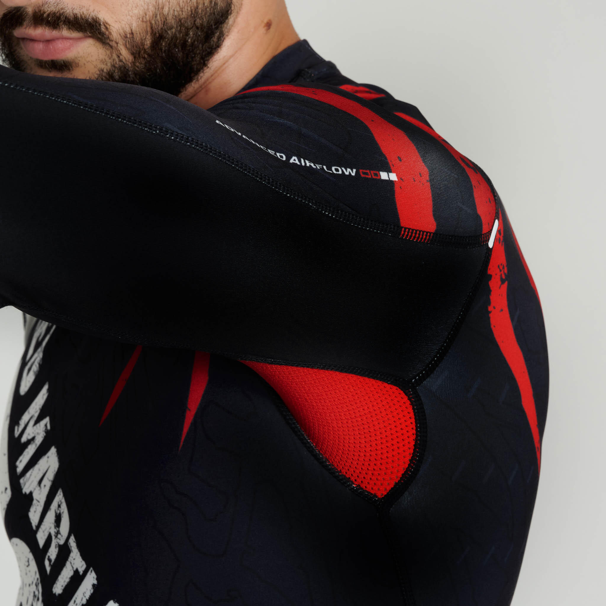 Leone1947 PRIMAL INSTINCT BOLD rashguard manga larga negro XL 3/3