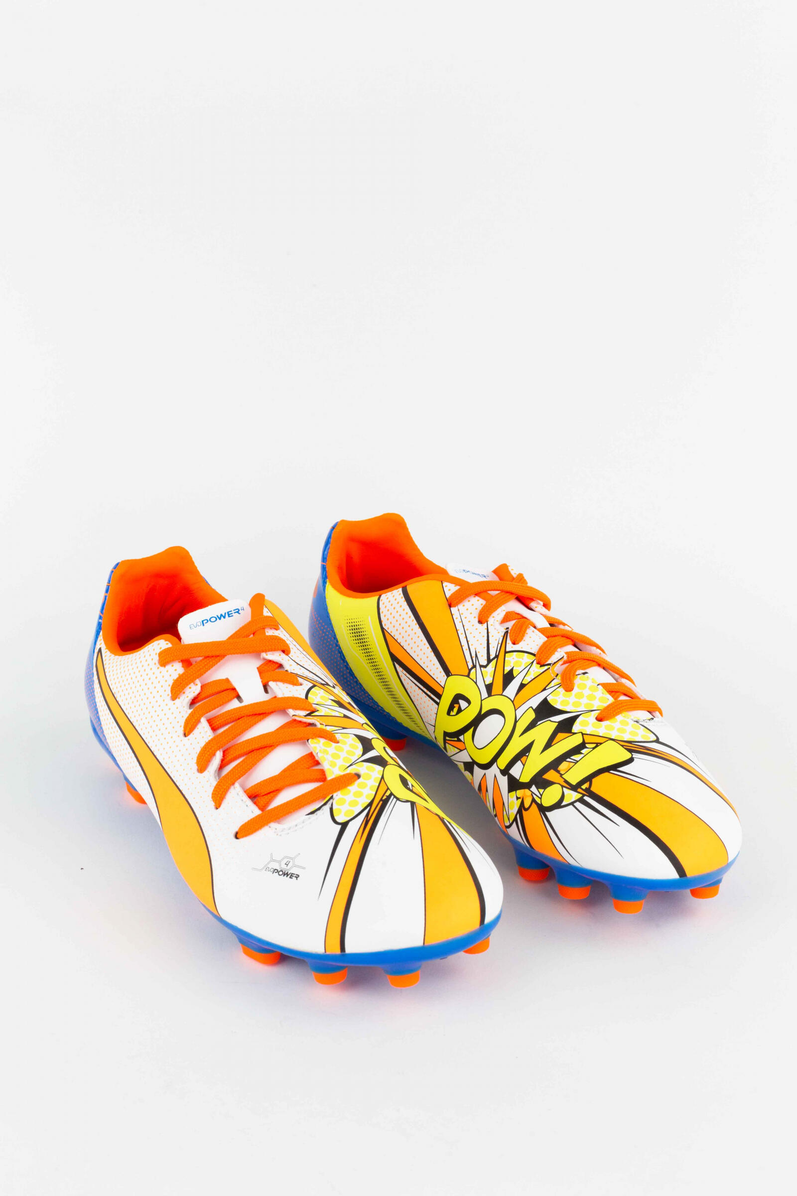 Puma Botas De Fútbol Evopower 4.2 Pop Ag Blanco/naranja 3/5