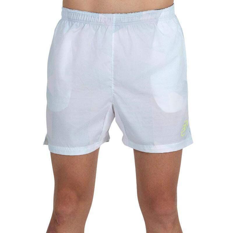 Short de padel BULLPADEL LlENO BLANC mesh respirant 5/7