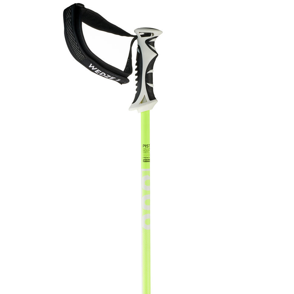 BASTÕES DE SKI DE PISTA MULHER BOOST 900 BRANCO E AMARELO - SEGUNDA VIDA: MUITO 2/3