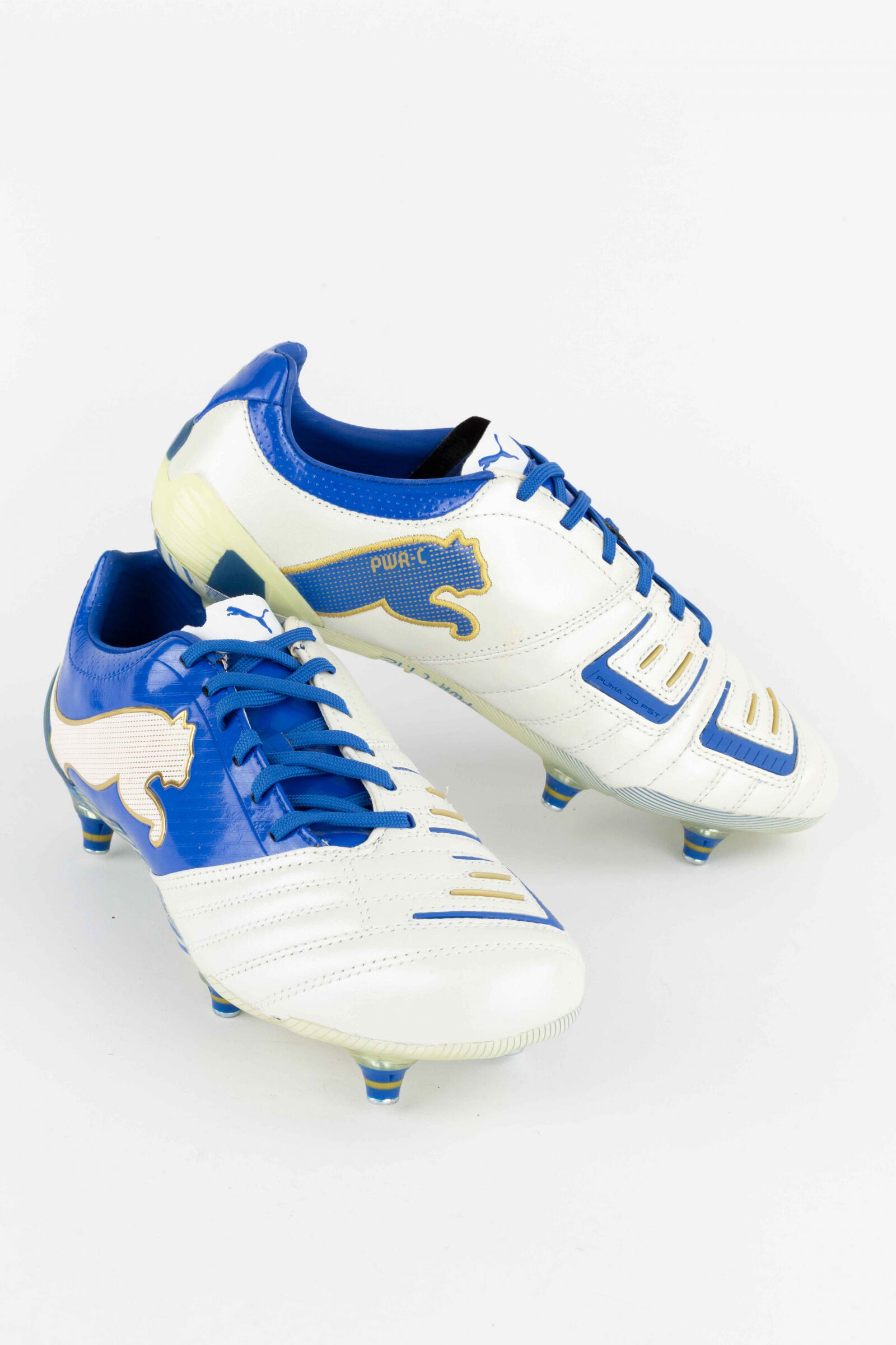 Puma Botas De Fútbol Powercat 1.12 Sg Azul/blanco 4/5