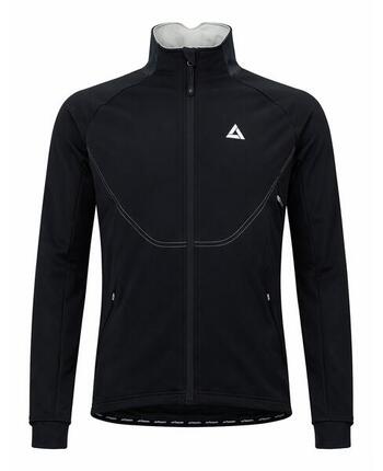 Herren Winter Thermal Fahrradjacke Pro Team II Schwarz