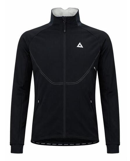 Herren Winter Thermal Fahrradjacke Pro Team II Schwarz