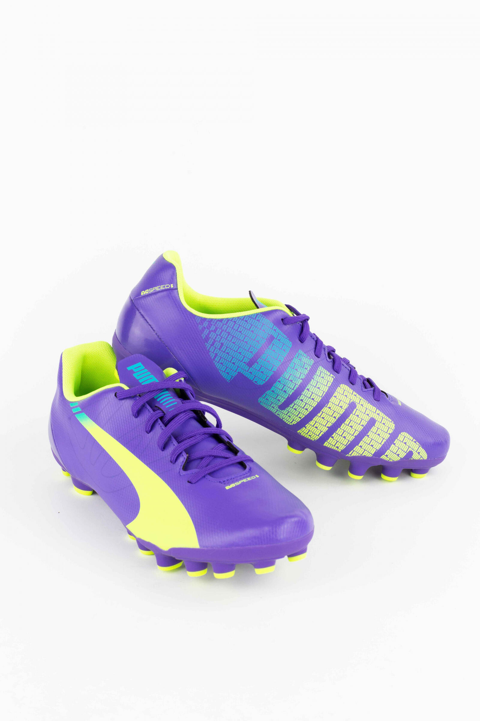 Puma Botas De Fútbol Evospeed 5.3 Ag Morado 4/5