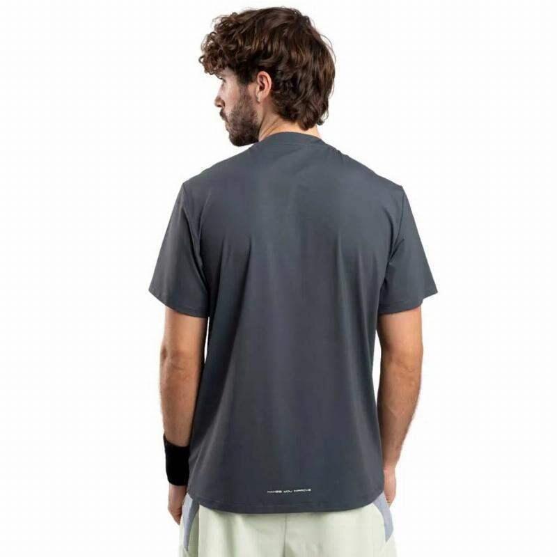 T-shirt technique NOX Pro GRIS CHARCOAL manches courtes 3/5