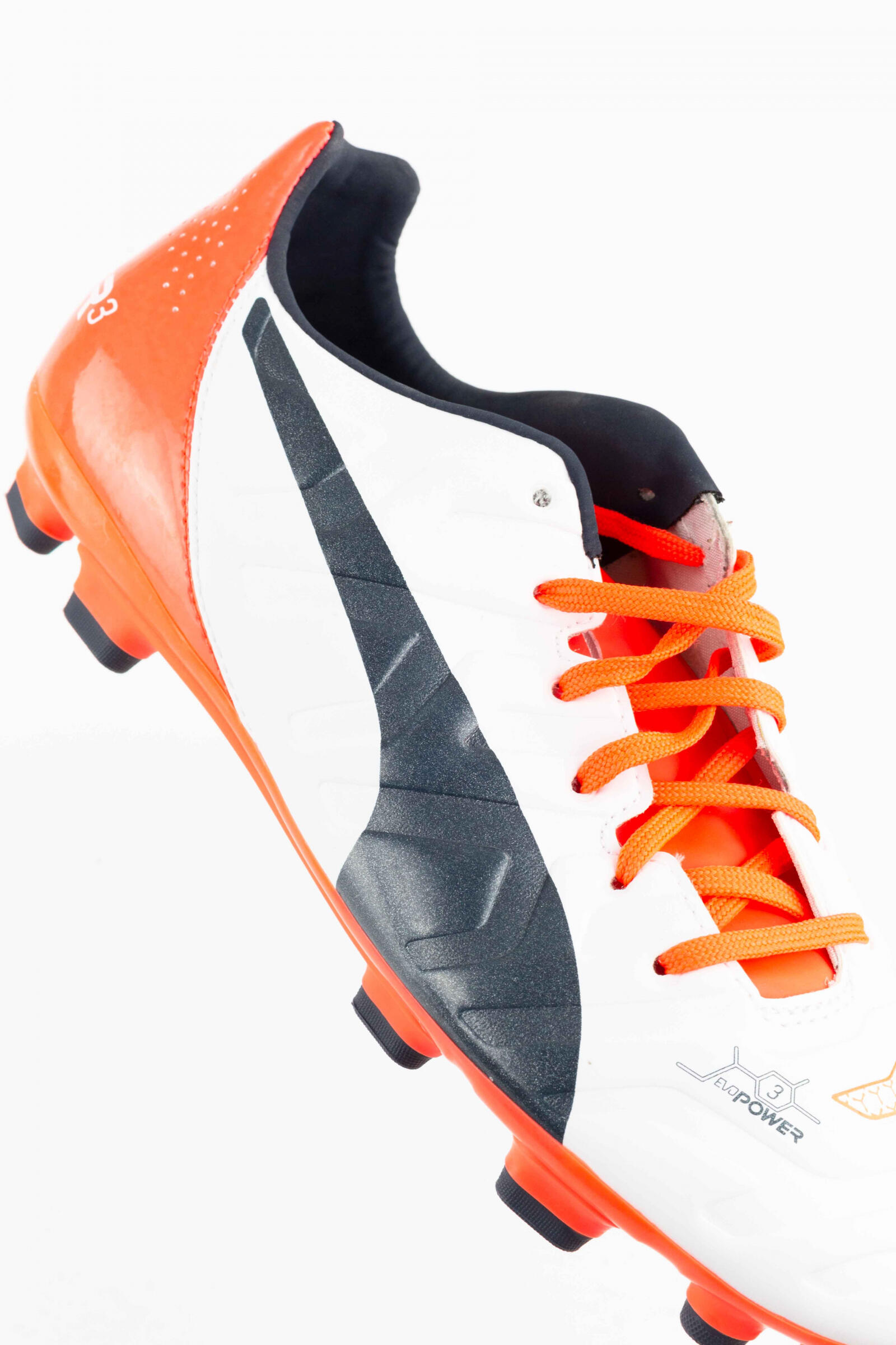 Puma Botas De Fútbol Evopower 3.2 Ag Blanco/naranja 5/5