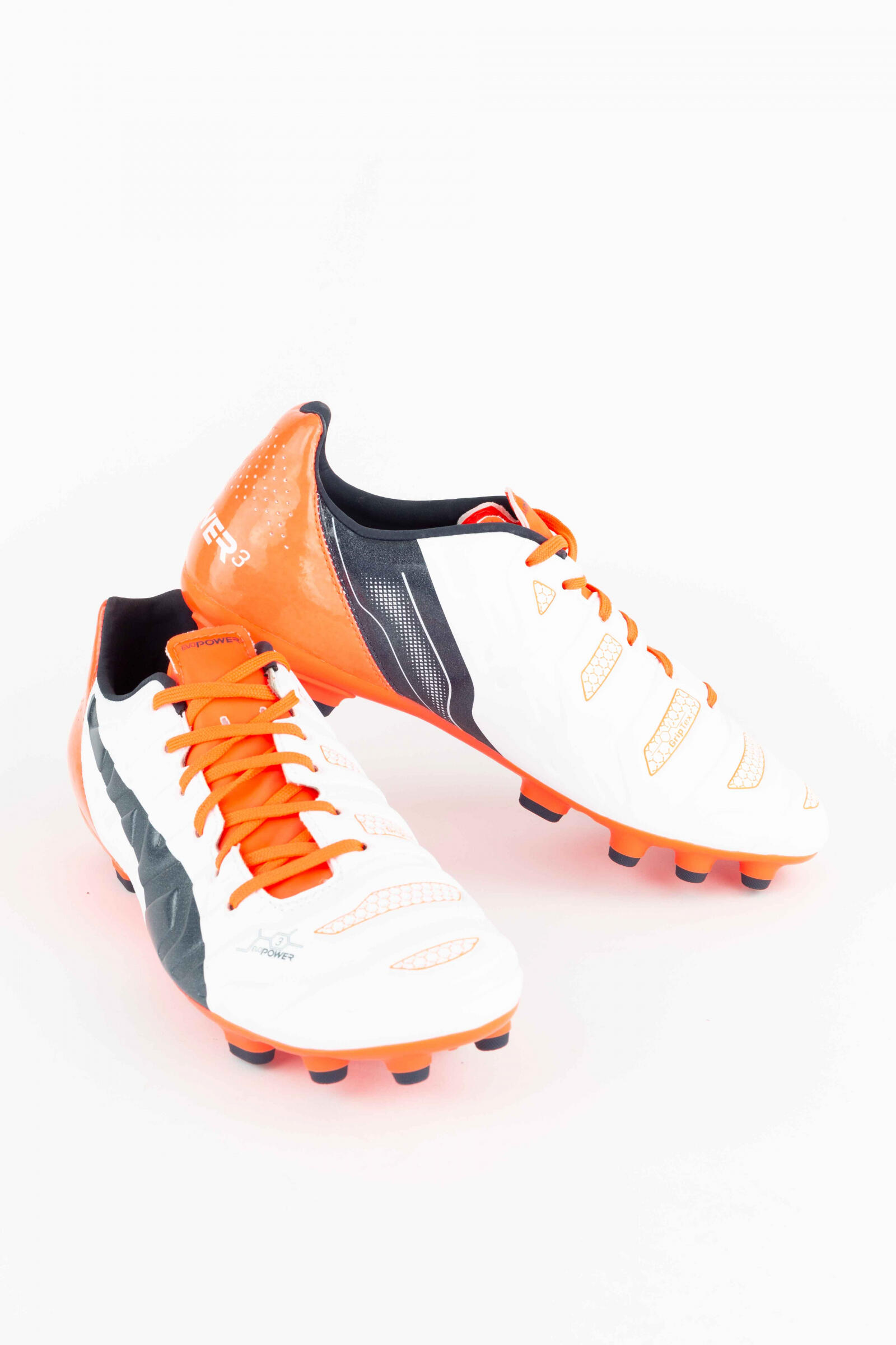Puma Botas De Fútbol Evopower 3.2 Ag Blanco/naranja 4/5
