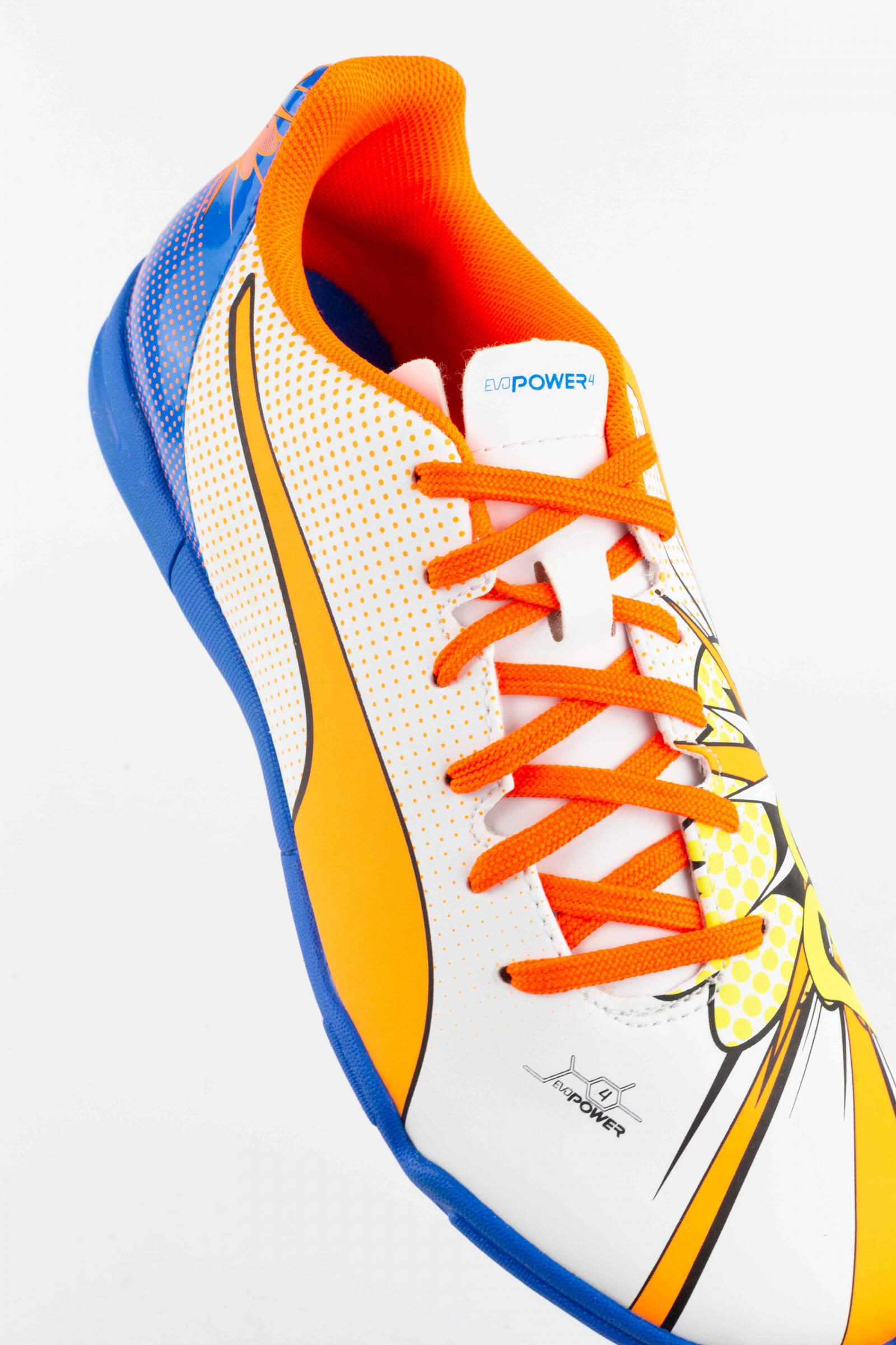 Puma Botas De Fútbol Evopower 4.2 Pop It Blanco/naranja 5/5