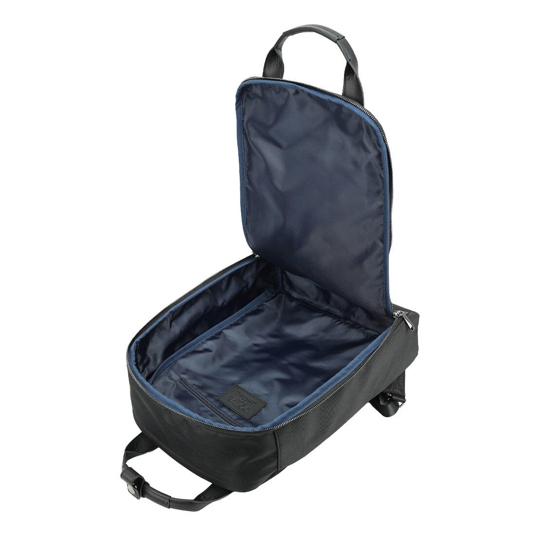 Zaino Orion 15,6" in Nylon e PU Idrorepellente con Fascia per Trolley - Nero 3/4