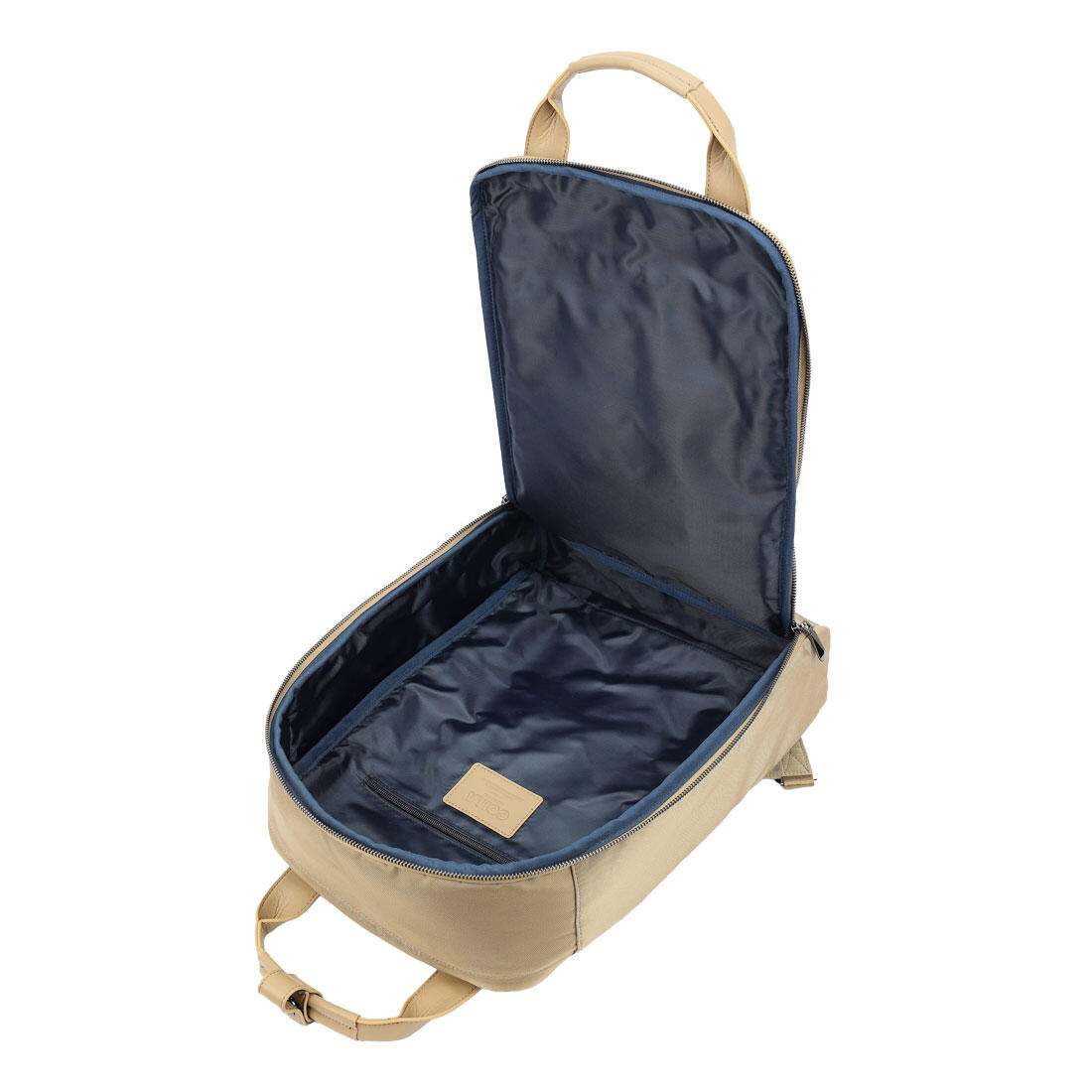Zaino Orion 15,6" in Nylon e PU Idrorepellente con Fascia per Trolley - Caffè 3/4