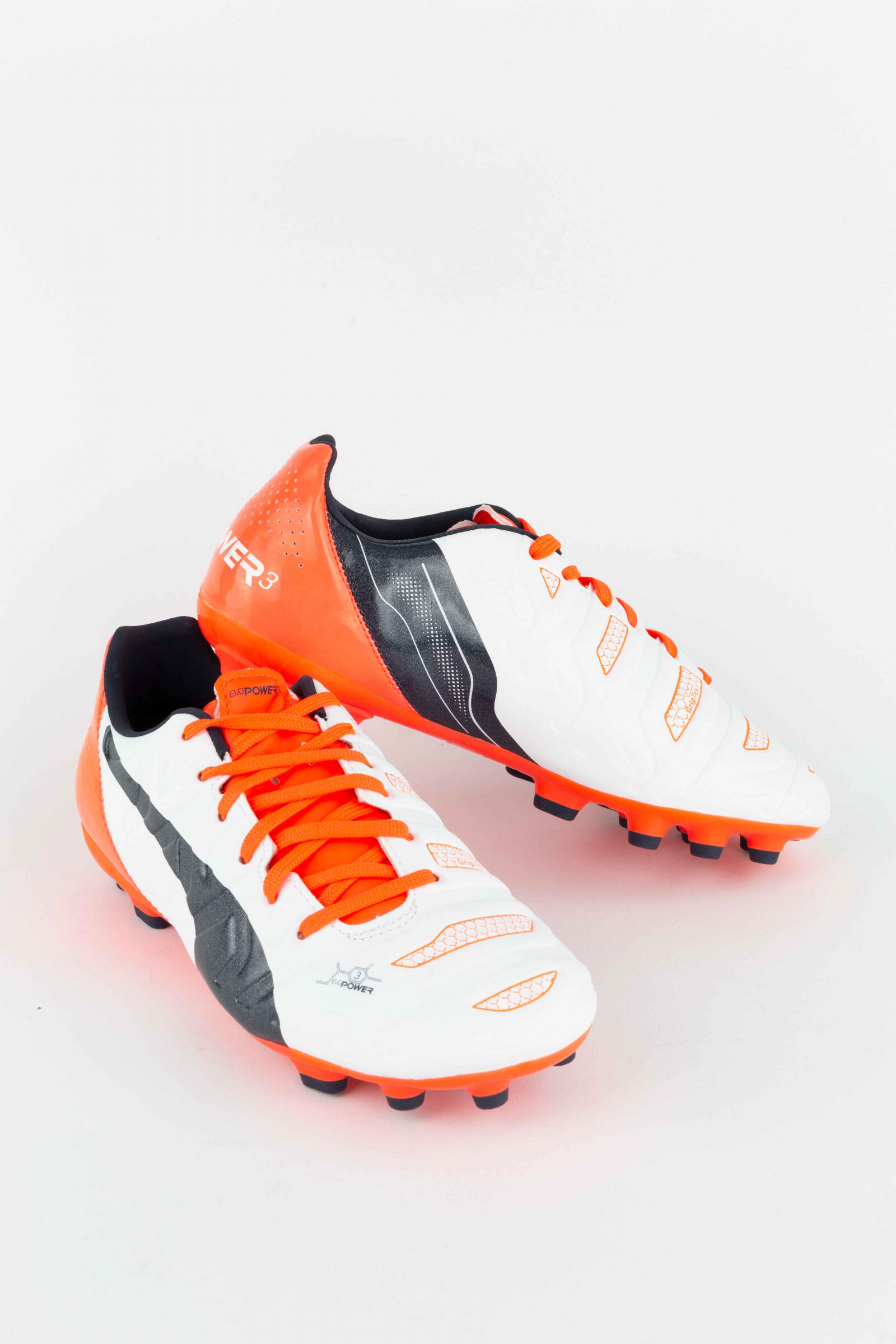 Puma Botas De Fútbol Evopower 3.2 Ag Blanco/naranja 4/5
