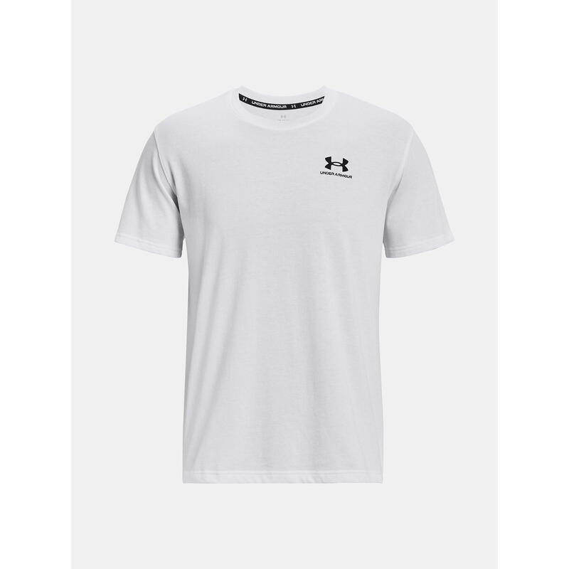 Tricou fitness bărbați Logo Emb Heavyweight alb