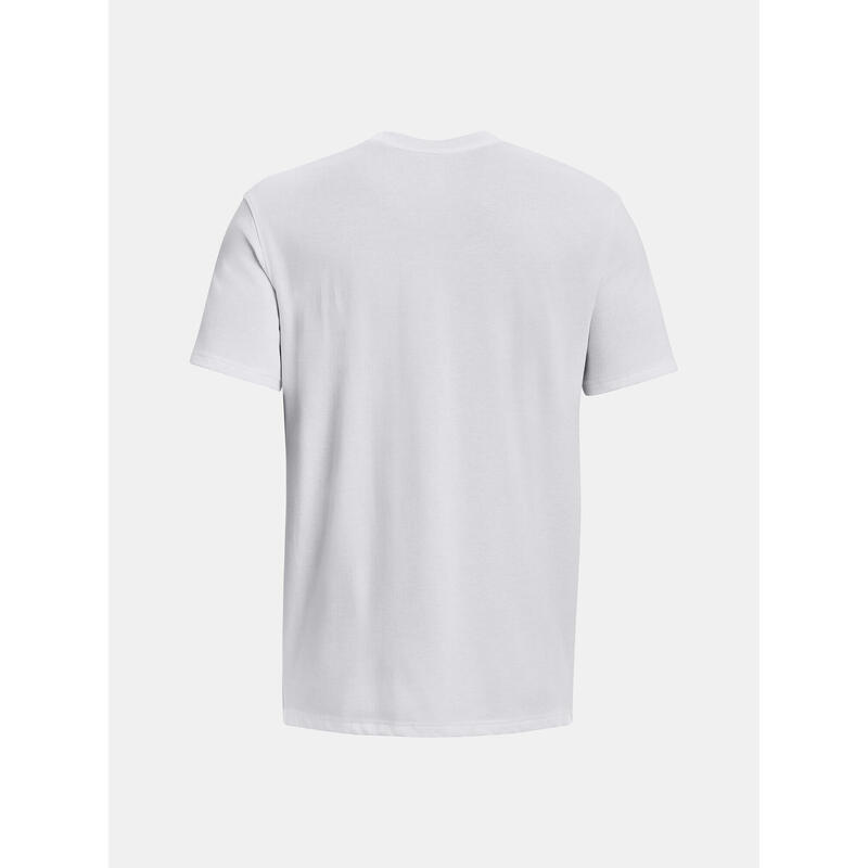 Tricou fitness bărbați Logo Emb Heavyweight alb
