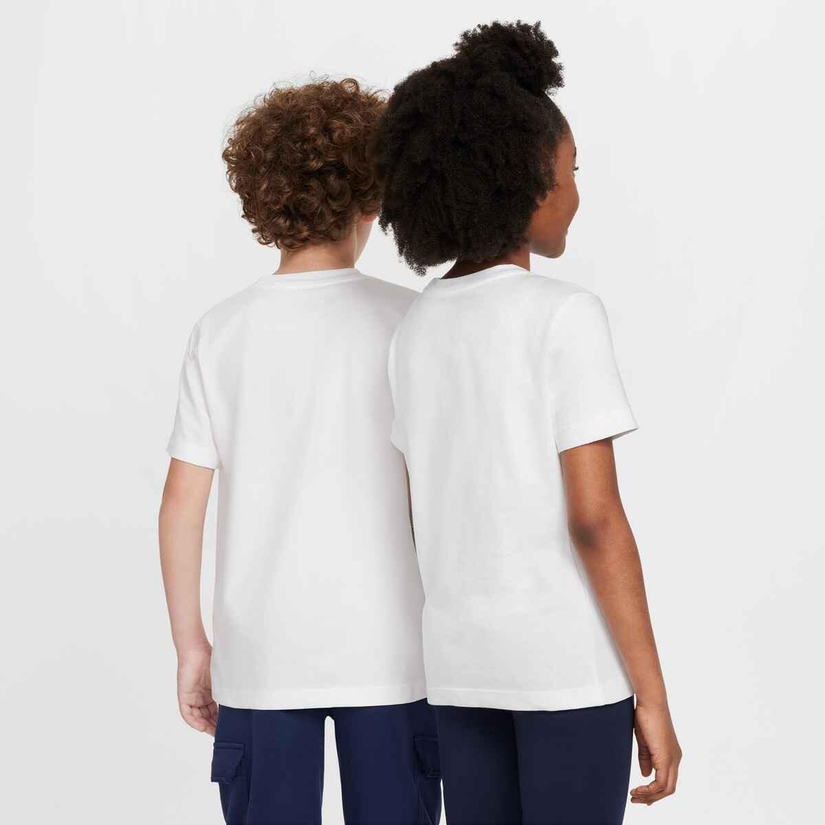 T-shirt junior nike bianco 4/4