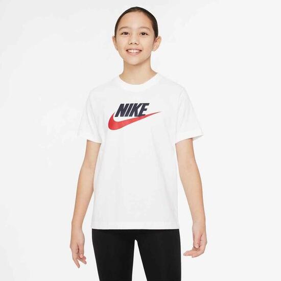 T-shirt junior nike bianco
