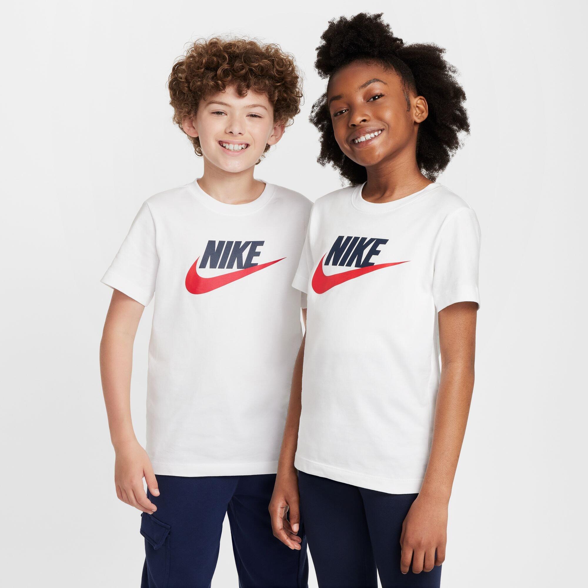 T-shirt Kind Nike Sportswear Futura Wit 3/4
