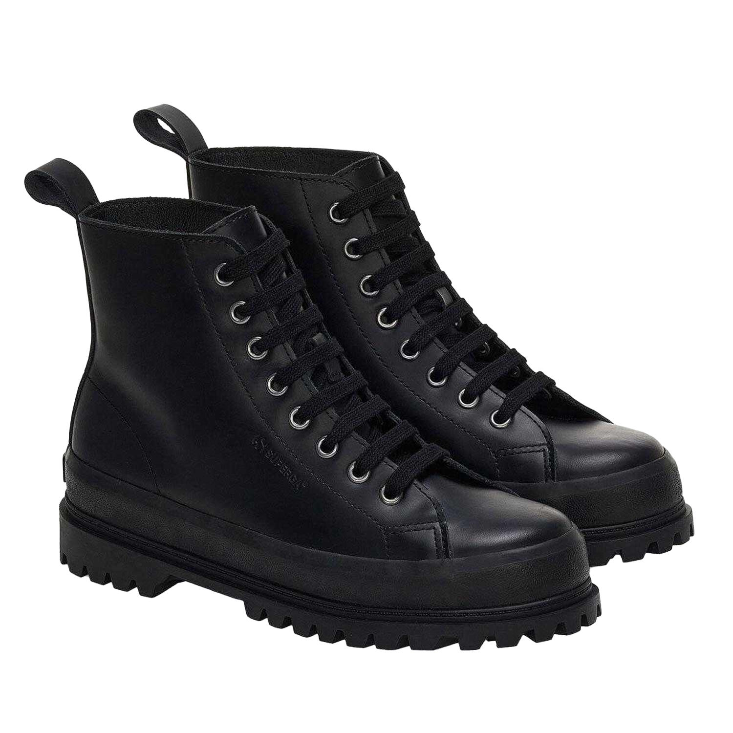 Superga Womens/Ladies 2644 Alpina Box Leather Ankle Boots