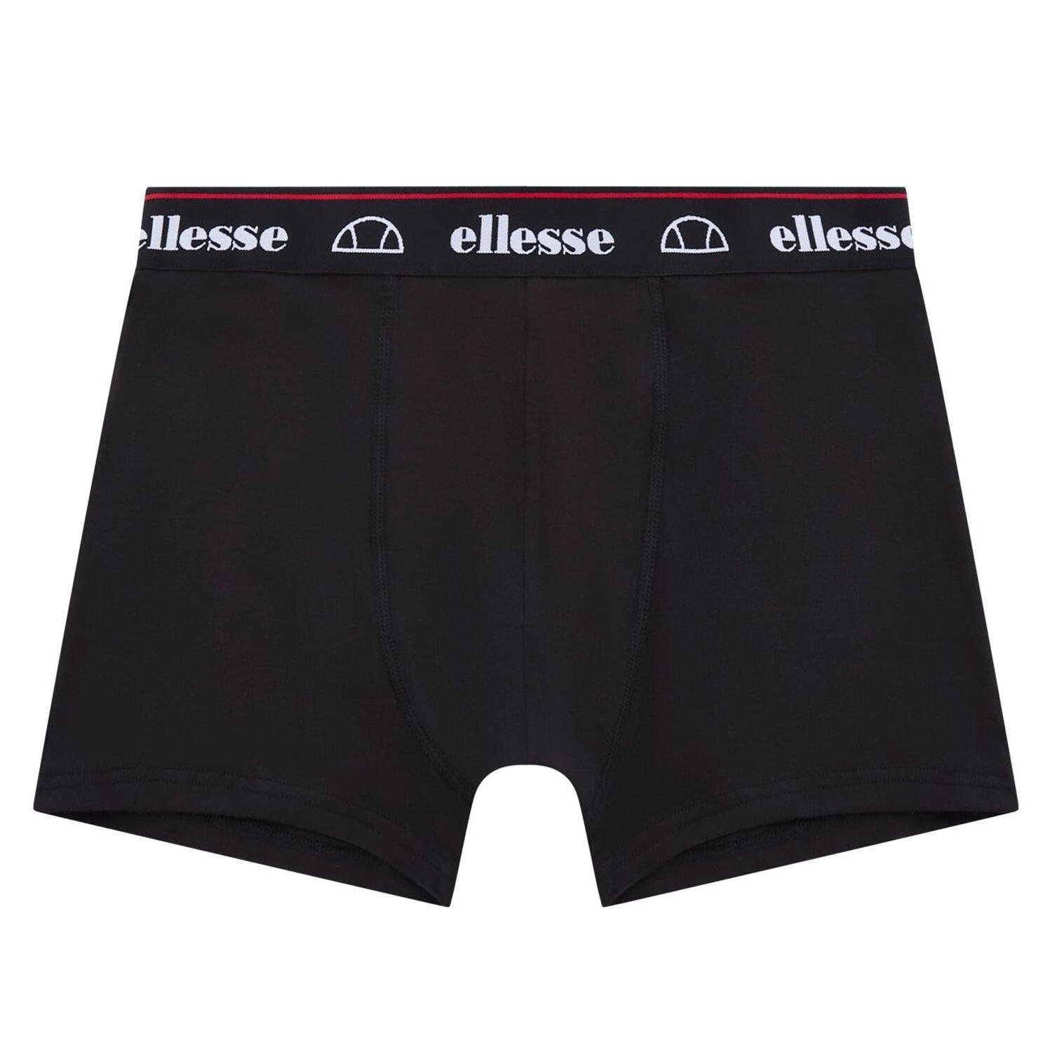 Ellesse Mens Muxel884 Bold Stripe Boxer Shorts (Pack of 3)