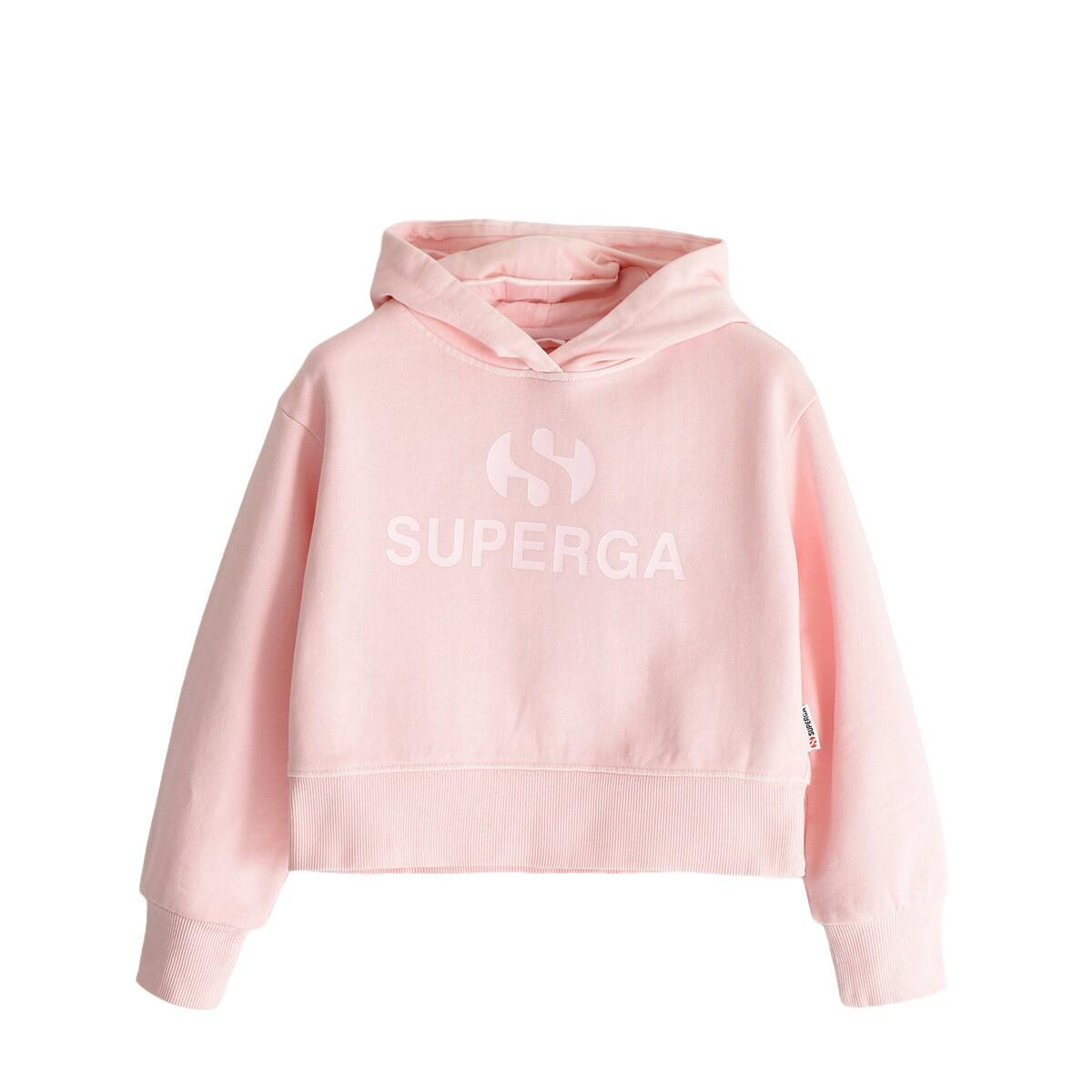 Superga Childrens/Kids Logo Cropped Hoodie