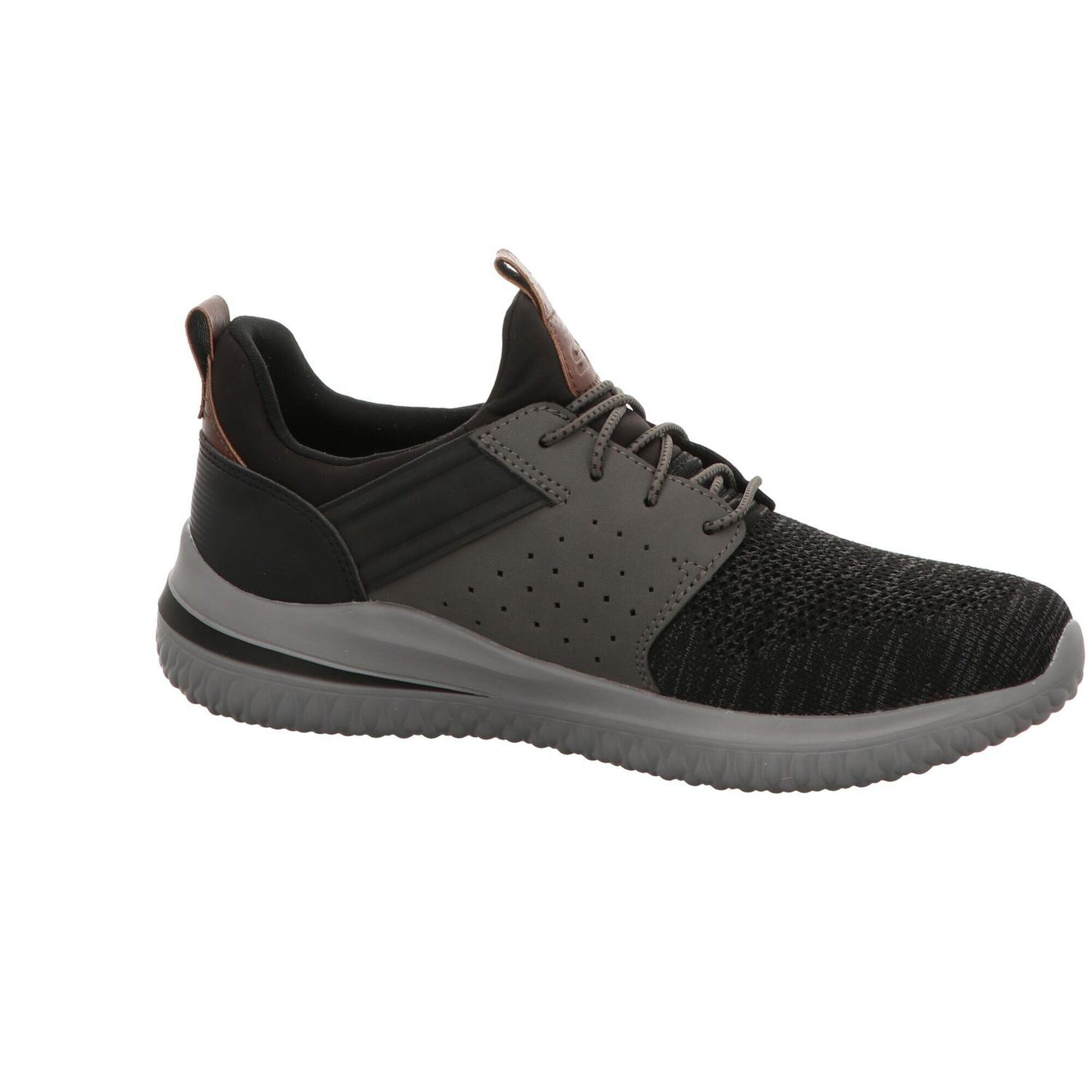 Skechers Delson 3.0 - CICADA Herren Sneaker 210238 Schwarz / Grau 4/7