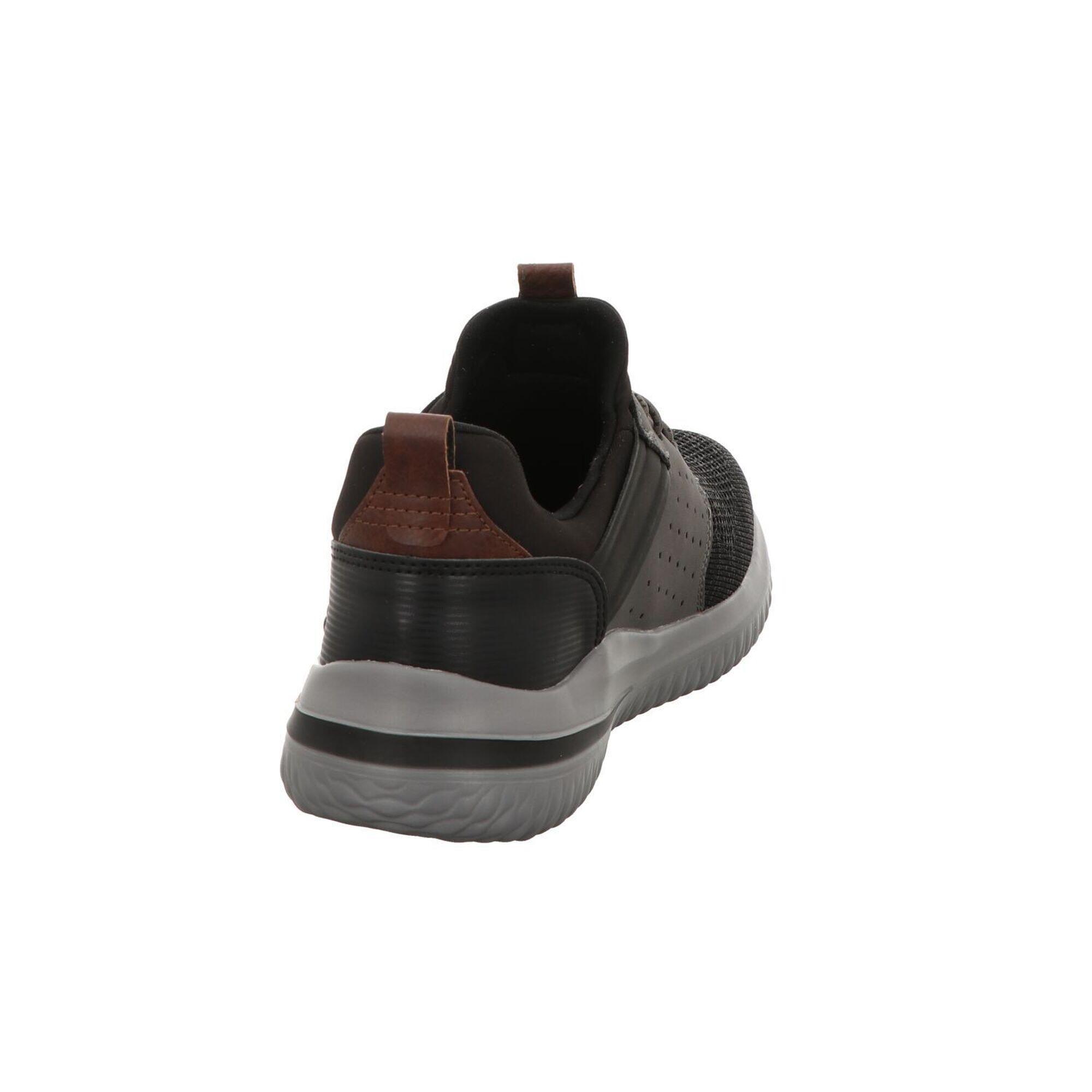 Skechers Delson 3.0 - CICADA Herren Sneaker 210238 Schwarz / Grau 2/7