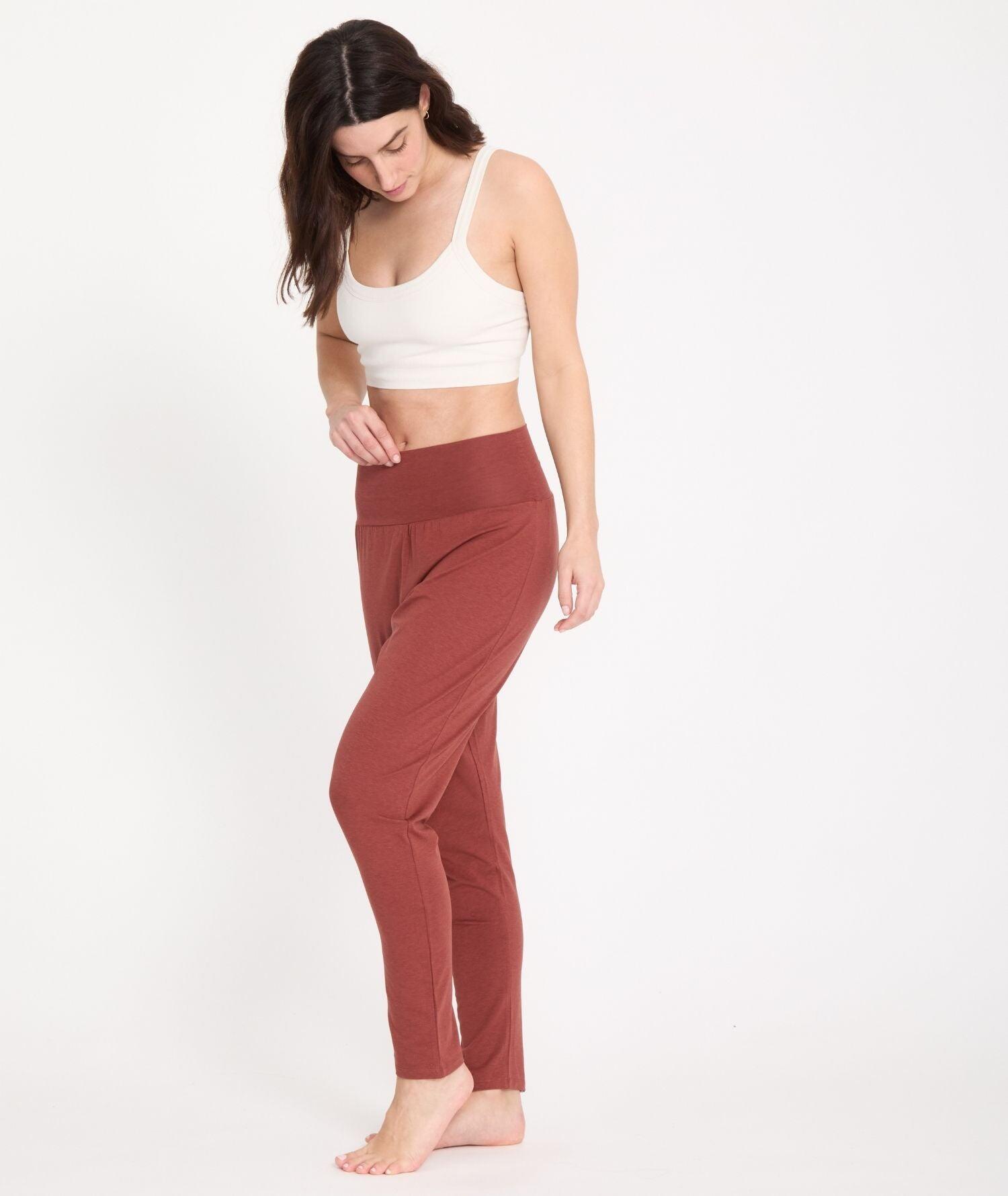 SWARA - pantalon souple yoga 3/4