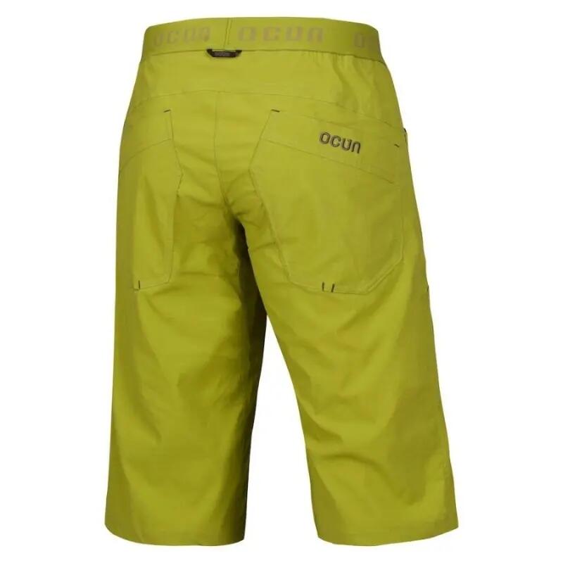 Pantalón corto de mujer Ocun Mánia lime 2/7