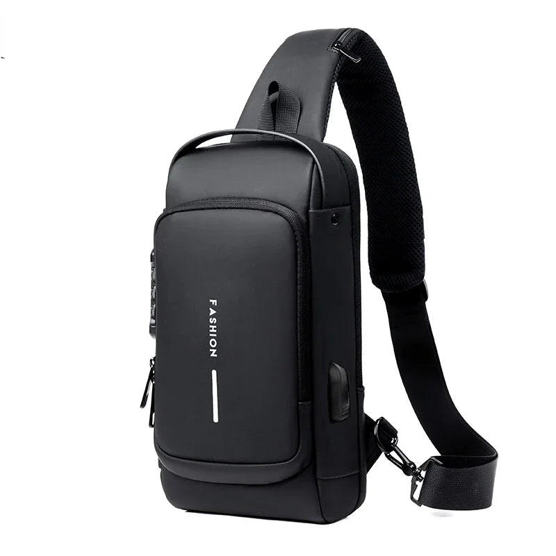 Shoulder Bag Anti-Theft USB Travel Crossbody