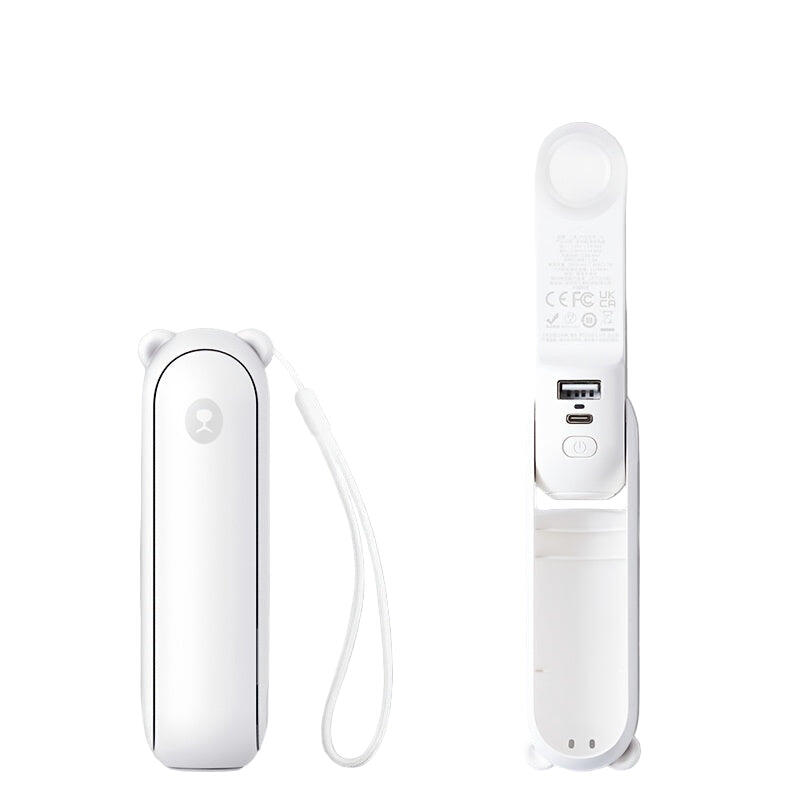 Portable Handheld Fan with LED Light