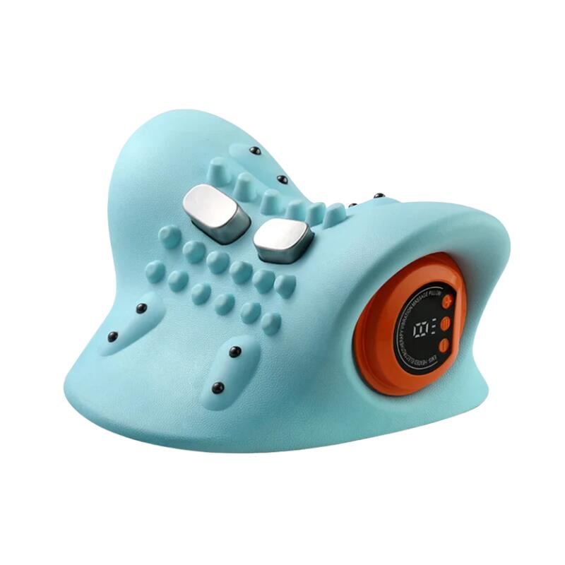 Cervical Massager Pillow with EMS Traction Heating Acupoint