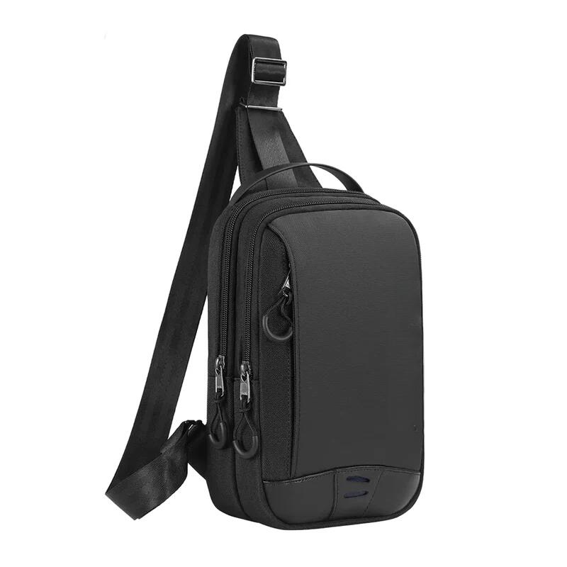 Men Chest Bag with 9.7 Inch iPad Waterproof