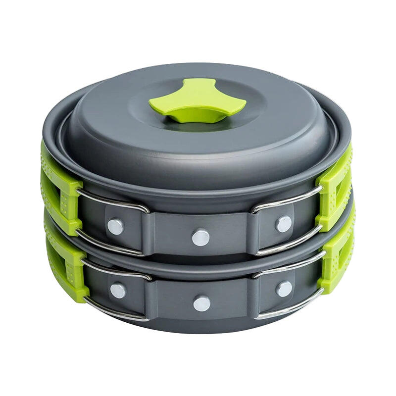 Aluminum Portable Camping Cookware Set