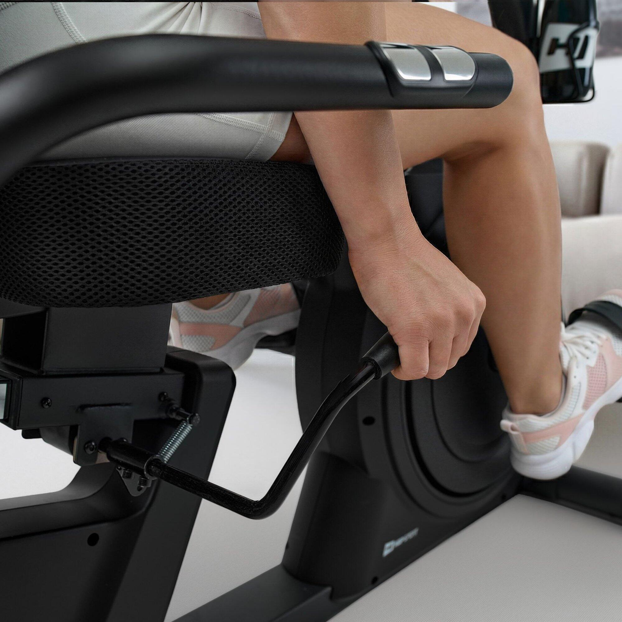 Vélo d'appartement semi-allongé Hop-Sport HS-5000L Ranker, App compatible 6/7