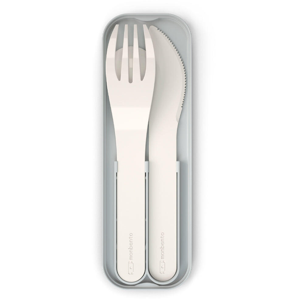 Monbento MB Pocket Cutlery Set Natural Plant-based PLA