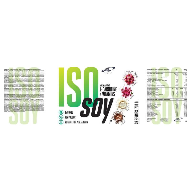 Proteine vegetale, Iso Soy Ciocolata 750g