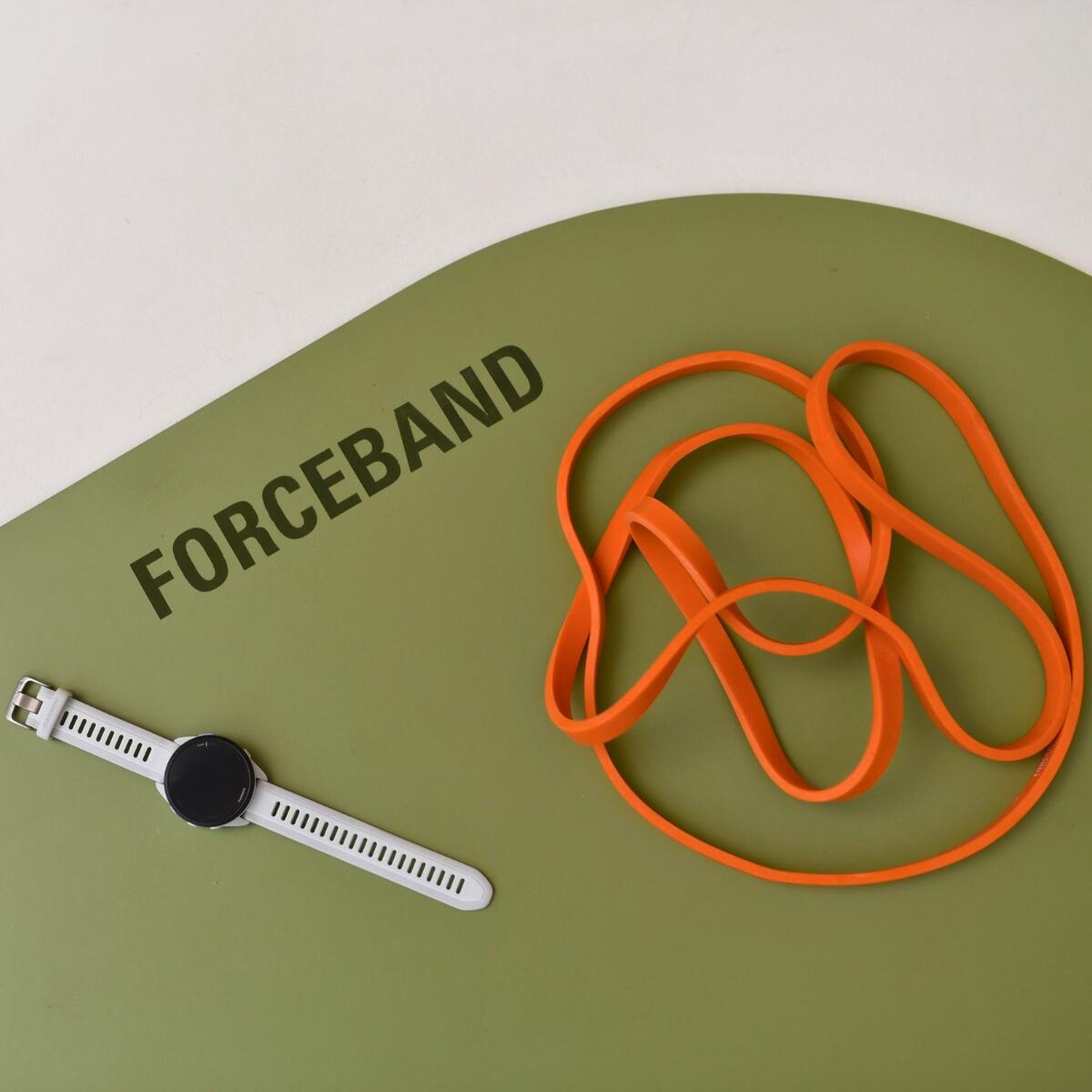 Mata do ćwiczeń PU antypoślizgowa FORCEBAND 5 mm 5/5