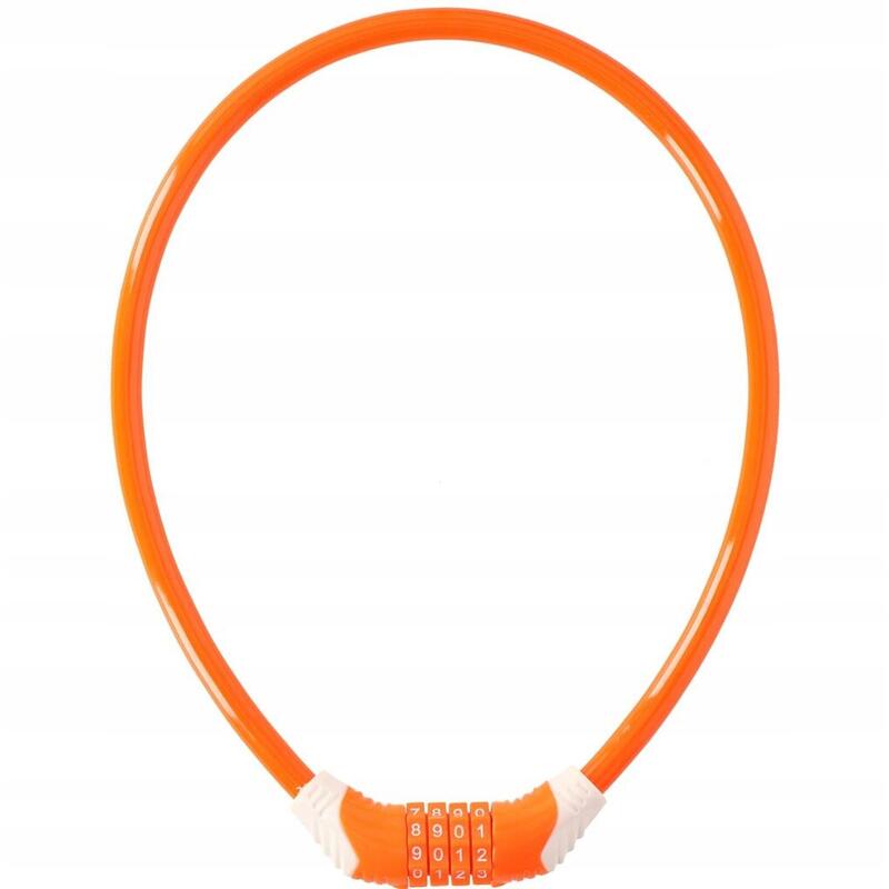 Cablu Antifurt Cu 4 Cifre 65Cm 4 Culori
