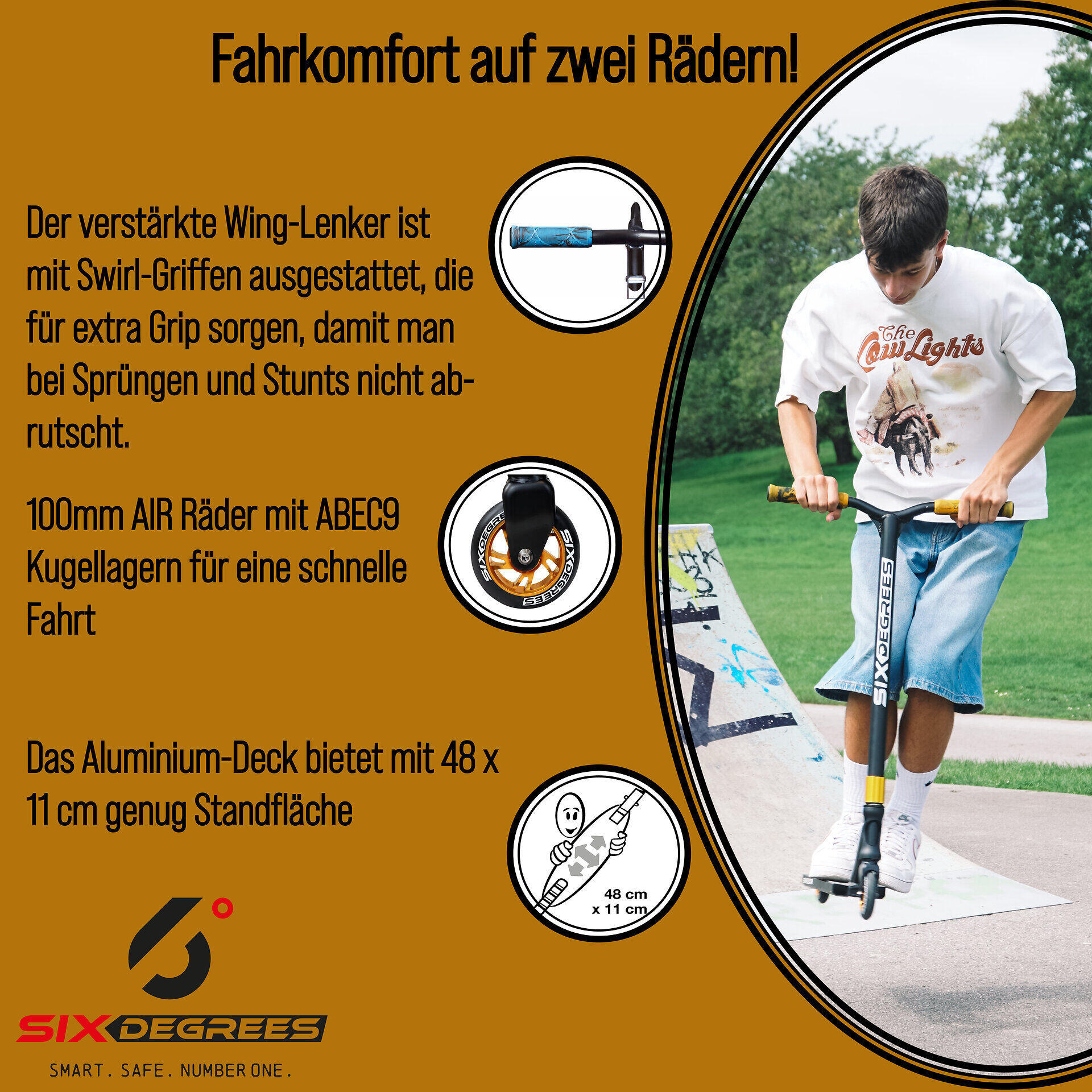 Stuntscooter 100 mm 3/7