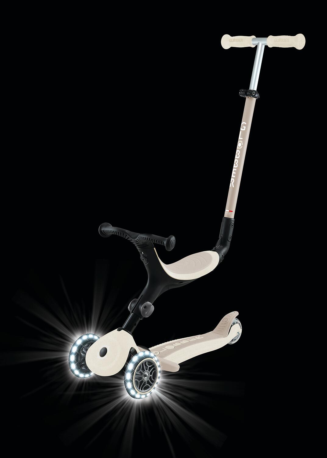 Globber Go Up Active Lights Eco Coconut 7/7