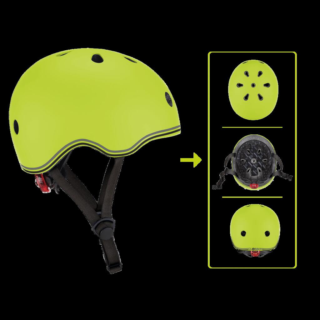 Scooter  Kinderhelm  Evo Lights  XXS-S  Lime Grün