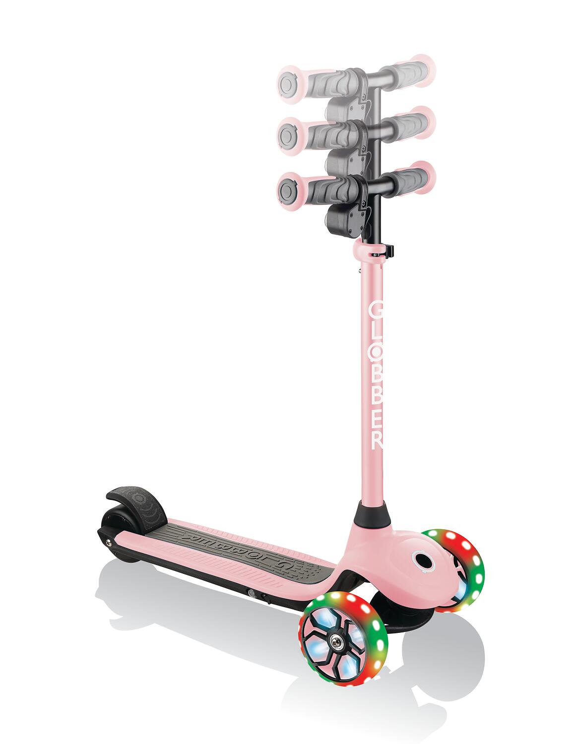 Trottinette électrique 3 roues E-MOTION 4 PLUS - Rose pastel 9/14