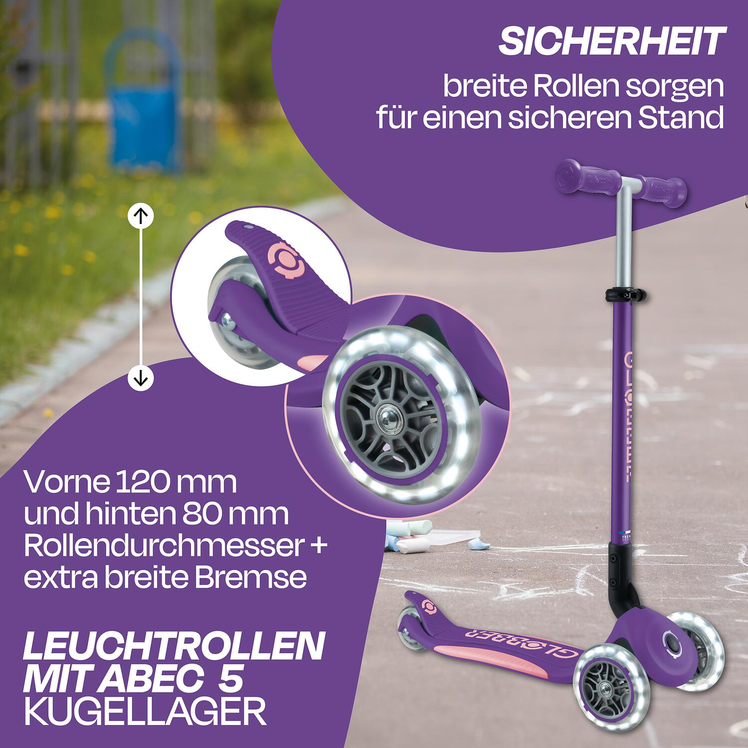 Trottinette pour enfants ELITE LIGHTS 2/7