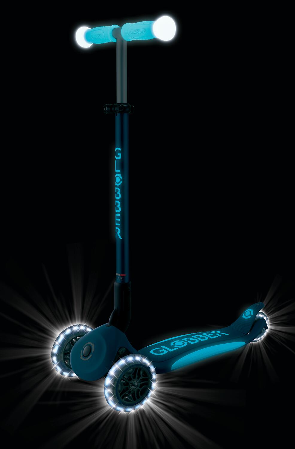 GLOBBER ELITE GLOW LIGHTS petrol, mit Leuchtrollen und Glow-Effekt 7/7