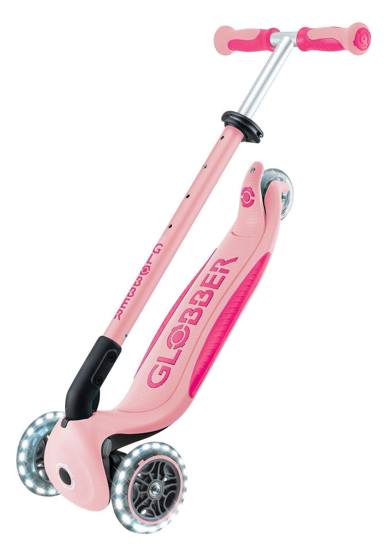 自転車本体 globber go up Globber Go Up Deluxe Flash Lights Pastel Pink | Decathlon