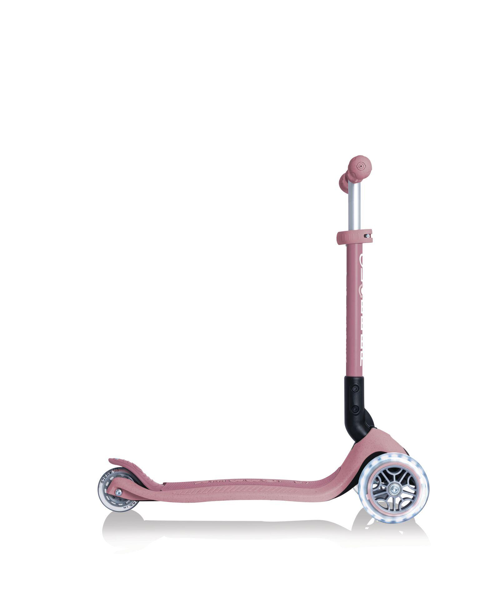 Trottinette 3 roues JUNIOR FOLDABLE LIGHTS ECOLOGIC - Rose Berry 7/7