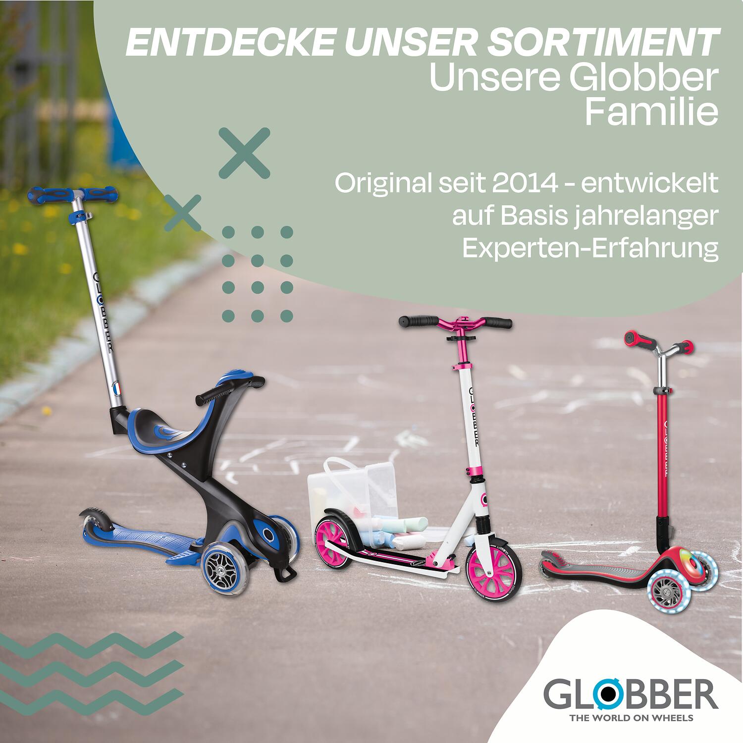 Globber Primo ECO foldable lights step in Pistachio 7/7