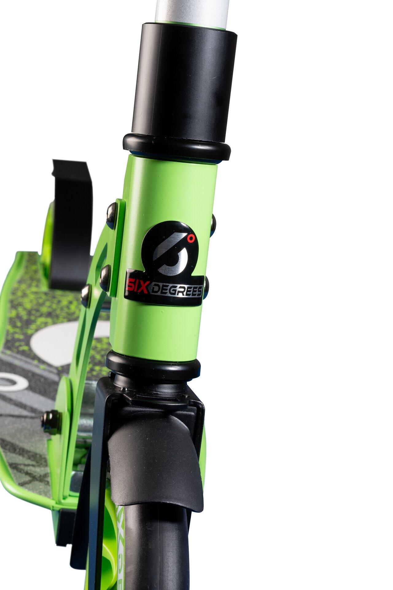 SIX DEGREES Aluminium Scooter Junior 180/145 mm grün 7/7