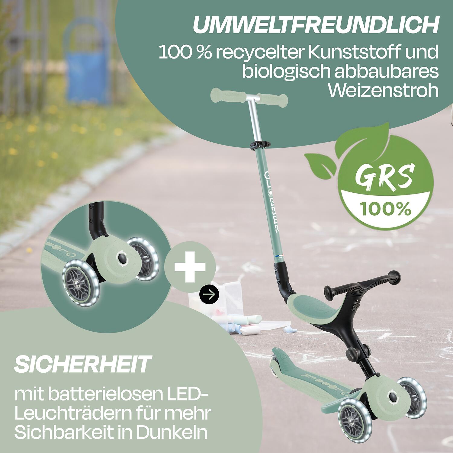 Kinder- Scooter GO-UP ACTIVE LIGHTS 2/7
