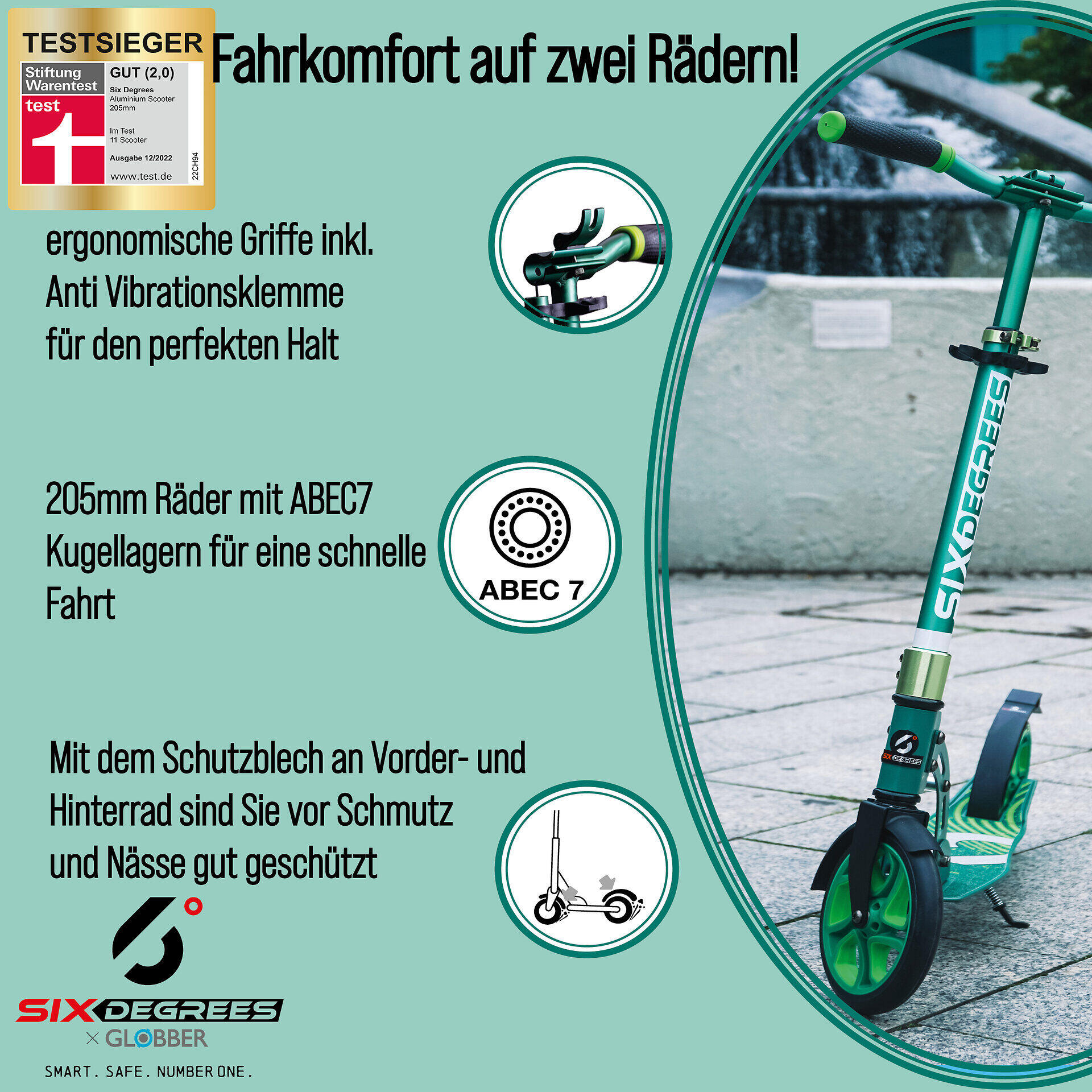 Scooter 205 mm 3/5