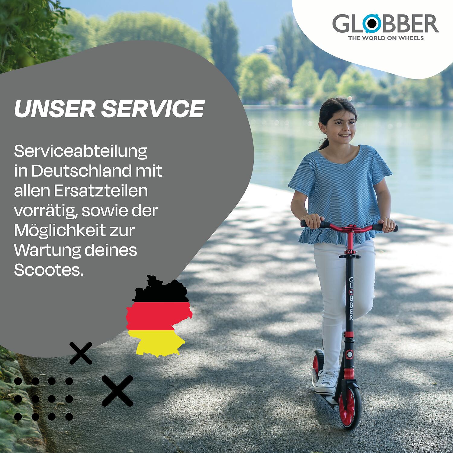 Globber Opvouwbare Step "NL 205" in Zwart 6/7
